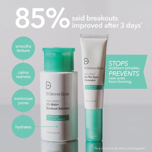 🆕 DR DENNIS GROSS Skincare Alpha Beta® 2% BHA + Breakout Solution 150 mL NWOB - Picture 13 of 13